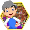 Icon Bookshop cleanup & decoration - Crazy book store makeover & shop cleaning game