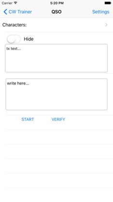 CW Trainer screenshot 1
