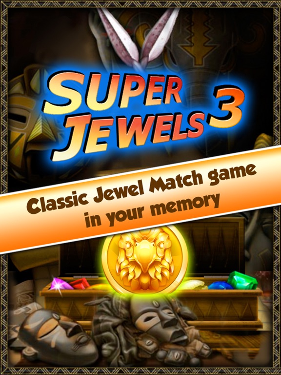 Screenshot #4 pour Super Jewel Mania 3 : Egypt Quest Match 3 Game