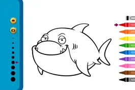 Game screenshot Sea Animals Coloring Book - Painting Game for Kids hack