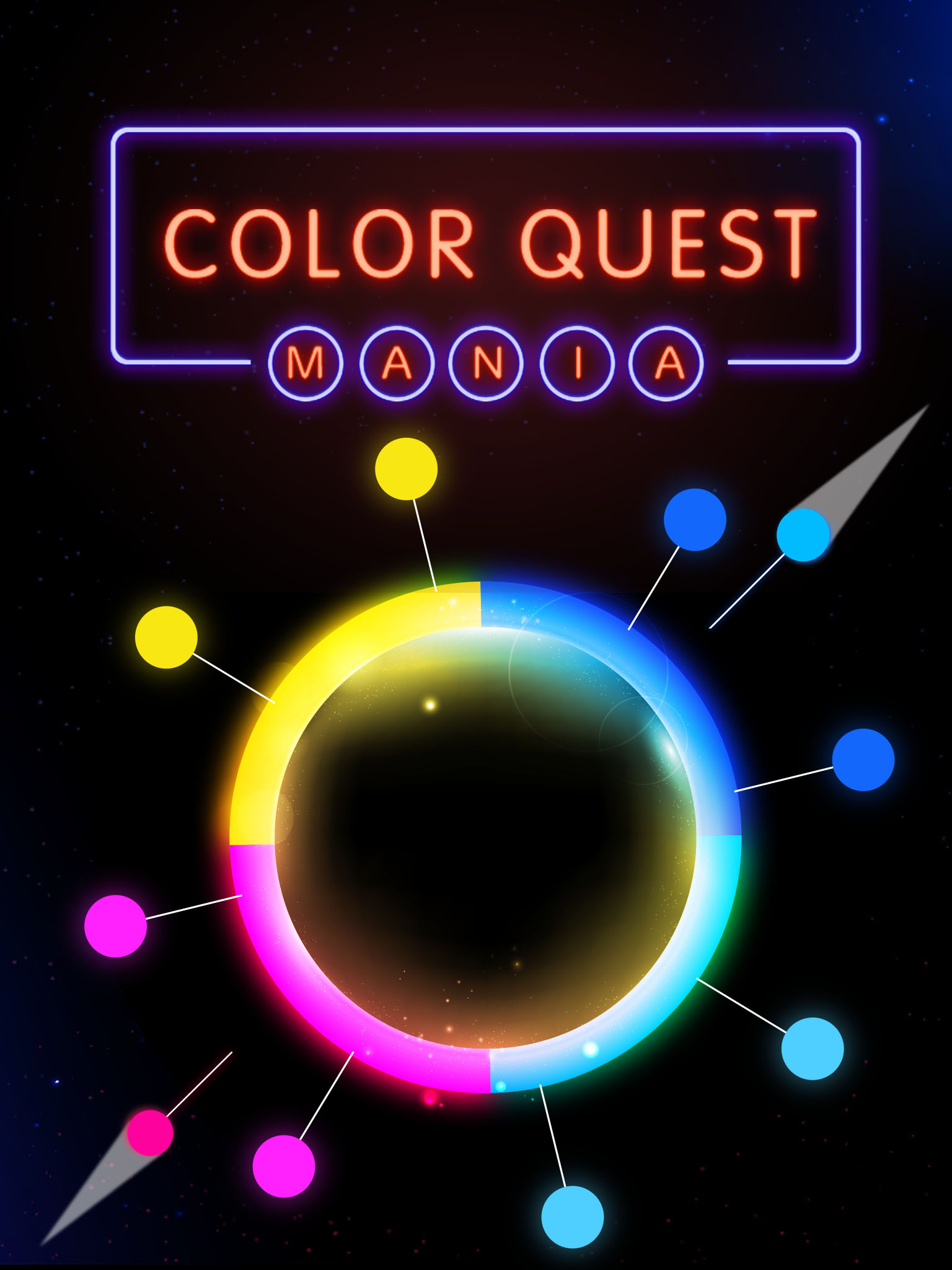 Color Quest Mania Free - Match Pins & Circle Colors