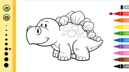 Game screenshot Dinosaurs Coloring Book - Painting Game for Kids hack
