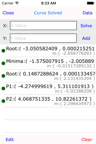 Curve Fit Graph Calc Lite screenshot 3