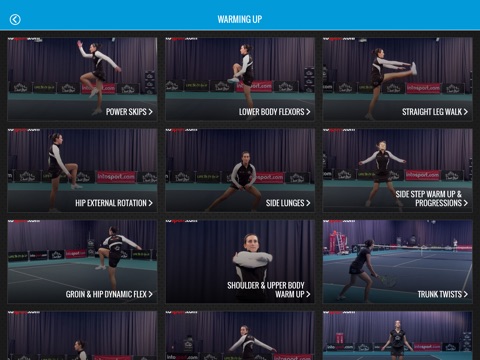 Tennis Fitness - on court workout videos screenshot 3