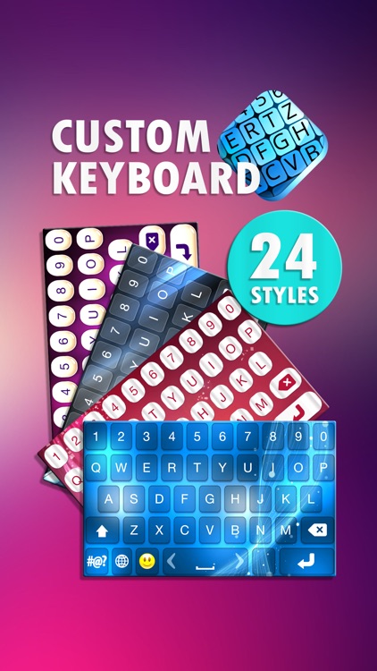 Custom Keyboard – Color.ful Theme.s Plus Cute Font.s For New Keyboards Style.s