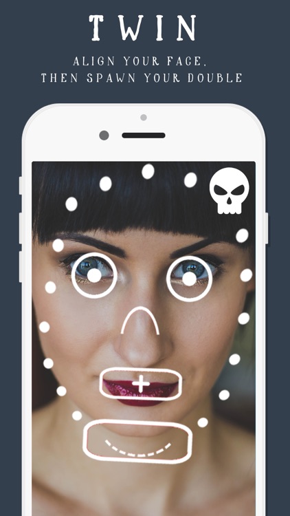 Evil Twin: pic effects filter using friends' photos and my spooky selfies!