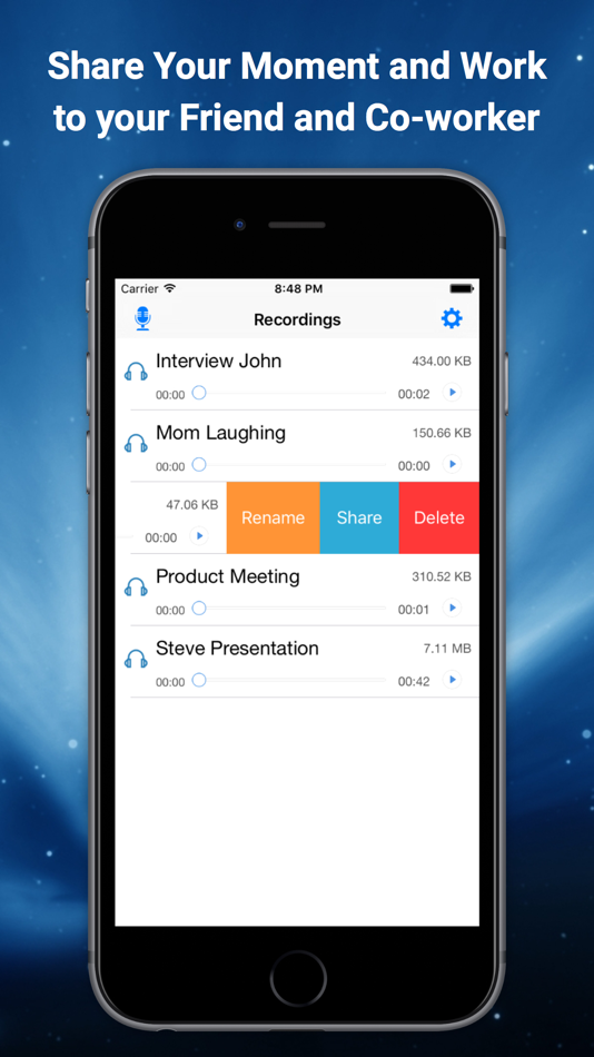 #3. Voice Controlled - Open Mic for Lecture Timer, Smart Meeting Minutes, or College Interview Recording (iOS) By: Nattapon Kittisuphat
