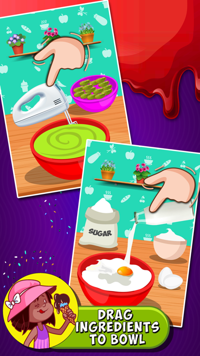 Screenshot #1 pour Crème glacée: Frozen Dessert cuisine d'été jeu.
