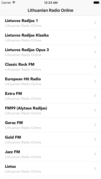 Lithuanian Radio Online - appPicker