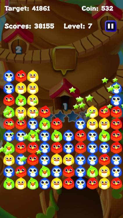 Bird Crush Puzzle Splash: free bubble jelly birds match 3 games screenshot-4
