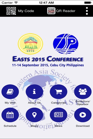 EASTS 2015 Conference screenshot 2