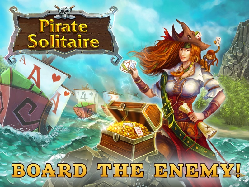 Pirate Solitaire. Sea Wolves Free official gameplay screenshot 1