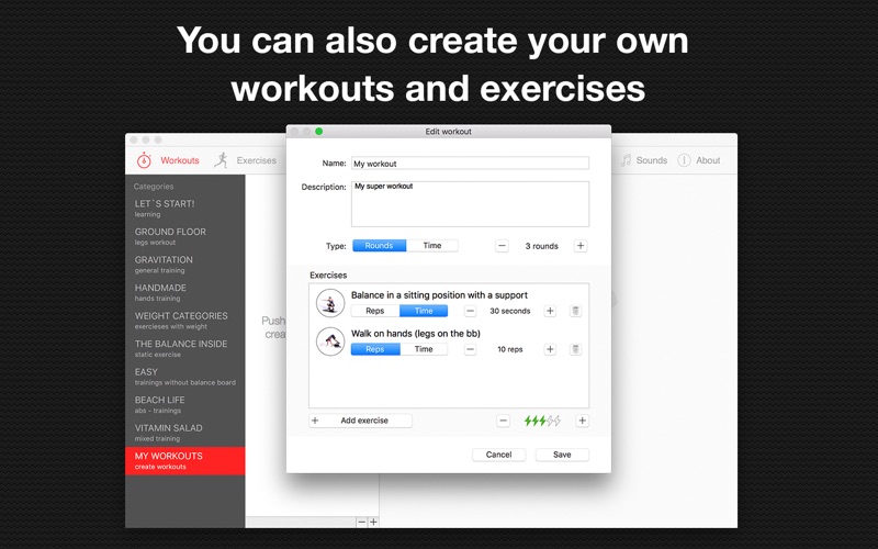 Balance Board exercises iPhone screenshot 4 - Health & Fitness app