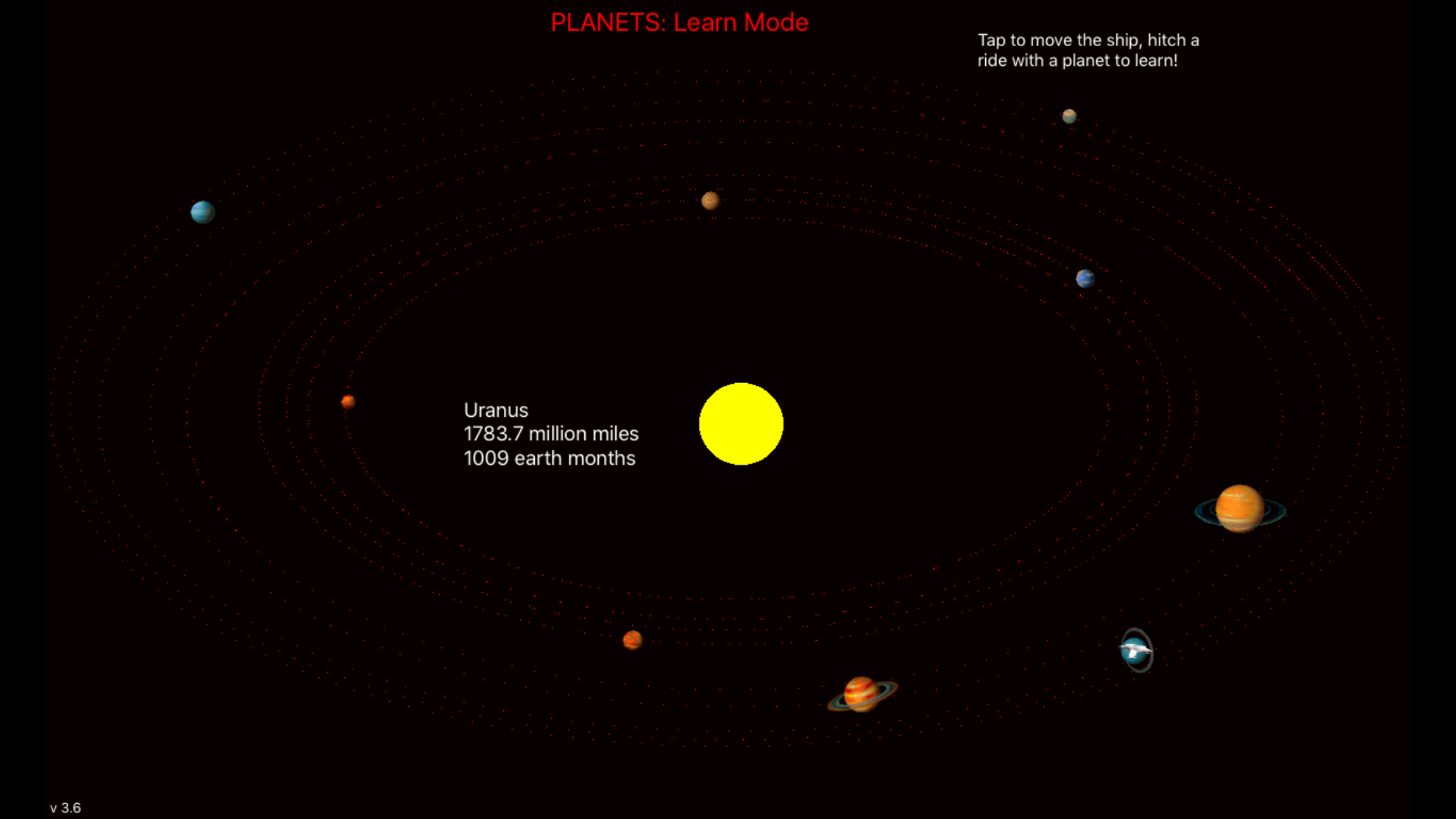 PLANETS: Learn Mode