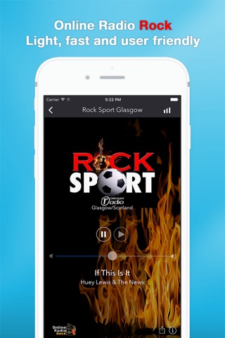 Online Radio Rock PRO - The best World Rock stations! screenshot 2