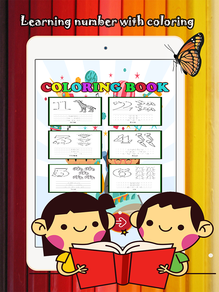 123 Coloring Book for children age 1-10: Games free for Learn to write the Spanish numbers and words while coloring with each coloring pages screenshot 7