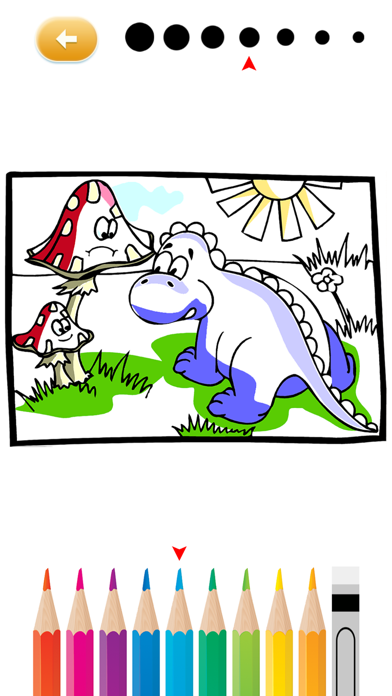 Screenshot #1 pour Jeux Coloriage Magique de Dinosaure pour Bébé Enfants Éducatifs Apprendre