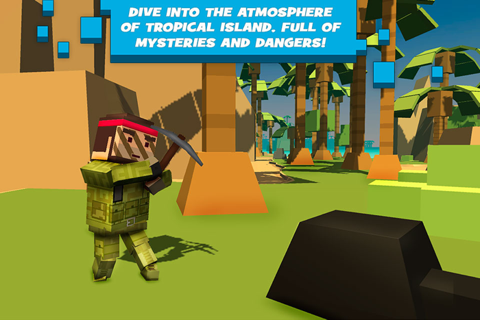 Top Down Island Survival Simulator 3D
