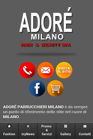 Adoré Parrucchieri Milano screenshot 2