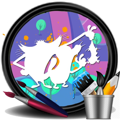 Paints For Kids Games Oggys Edition Icon