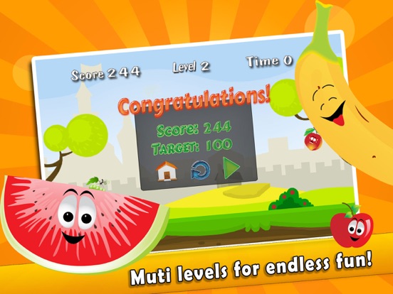 Screenshot #6 pour fruits tir blast - jeux pomme fruits de tir facile d'amusement pour tout-petits et les enfants