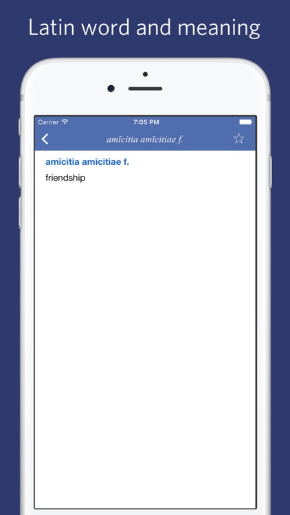 Latin for American - vocabulary
