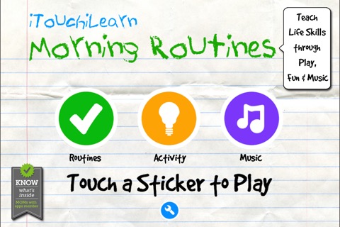 iTouchiLearn Life Skills: Morning Routines for Preschool Kids - Freeのおすすめ画像1