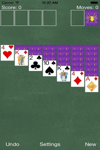 250 Spider Solitaire Spiderette Square Card Ace Blitz Classic Pro screenshot 3