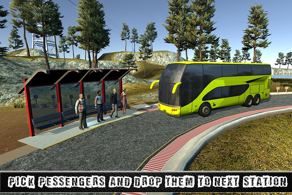 Real City Coach Bus Driver Simulator 3D screenshot 3
