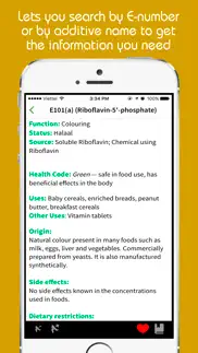 e numbers - food additives and ingredients association iphone screenshot 3