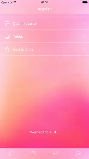 Woman App - Kadın Döngüsü Takvimi iPhone Ekran Görüntüsü 5