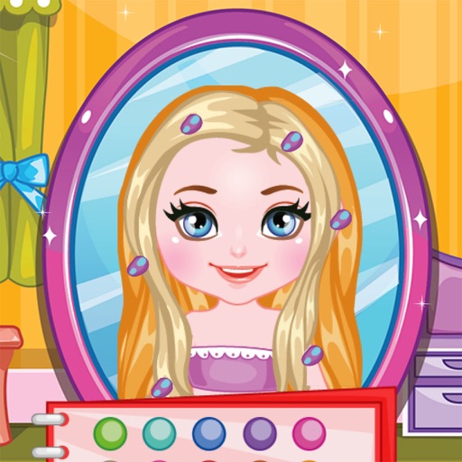 小丸子的发型师：儿童幼儿免费化妆游戏 app icon