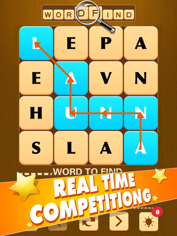 Word Find - Can You Get Target Words Free Puzzle Games iPad screenshot 1 - Education app