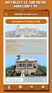 furniture for minecraft pe - furniture for pocket edition iPhone Captures Décran 2