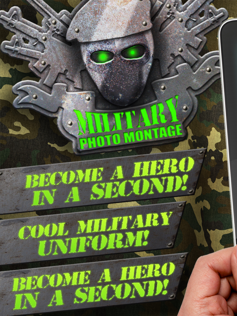Military Suit Photo Montage – Army Uniform Picture Studio Editor for Soldiers