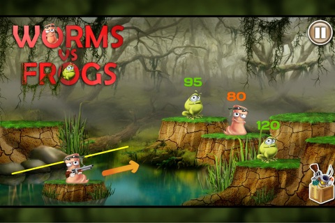 Worms Vs Frogs screenshot 2