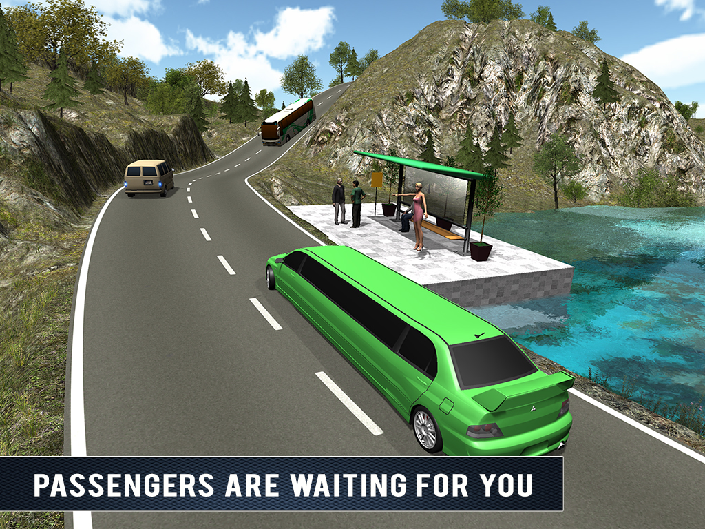 Up Hill Limo Off Road Car Rush