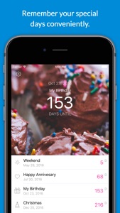How Many Days Until - Days Counter for Countdown to Date and Life Events screenshot #1 for iPhone
