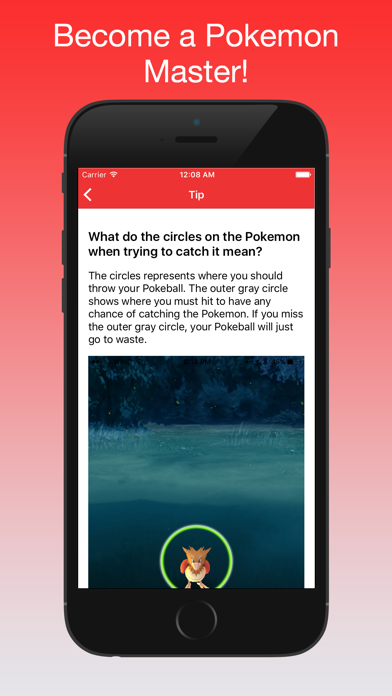 Screenshot #1 pour GoGuide - Tips and Help for Pokemon Go