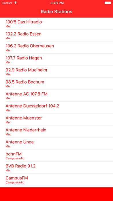 Screenshot #1 pour Radio Nordrhein-Westfalen FM - Live online Musik Stream von deutschen Radiosender hören
