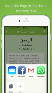 99 allah names iPhone Captures Décran 3