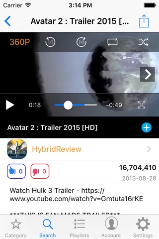 TVTube-Free Tube Player for Youtube screenshot 3