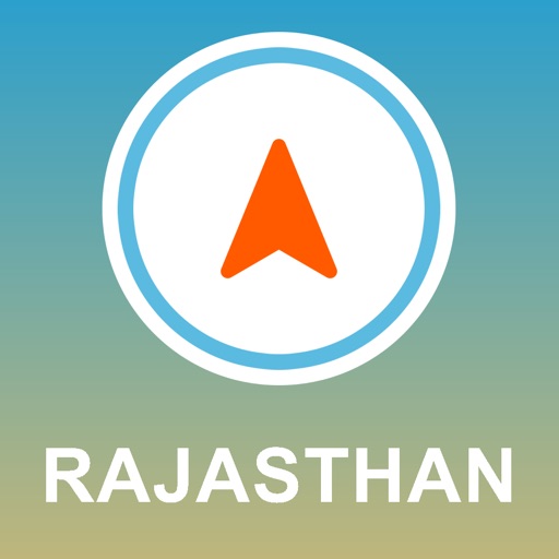 Rajasthan, India GPS - Offline Car Navigation icon