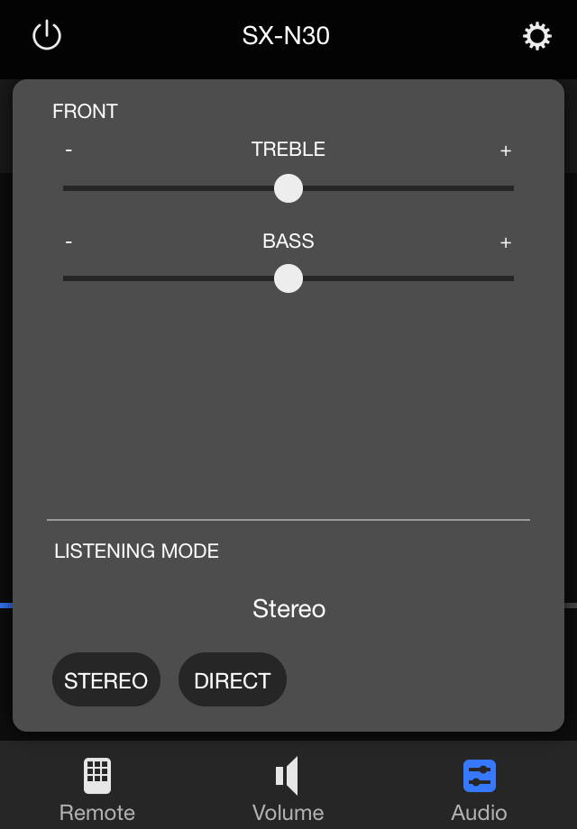 ControlApp for Pioneer SX-N30