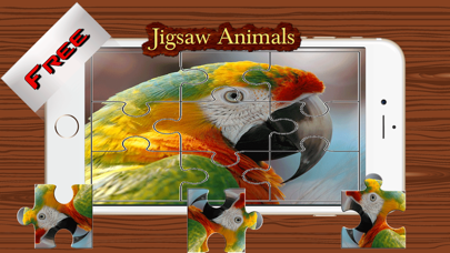 Animals Photo Jigsaw Puzzle - Magic Amazing HD Puzzle for Kids and Toddler Learning Games Free iPhone screenshot