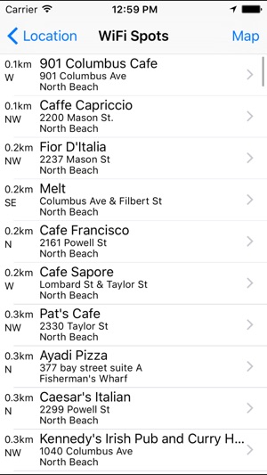 Free WiFi Cafe Spots(圖2)-速報App
