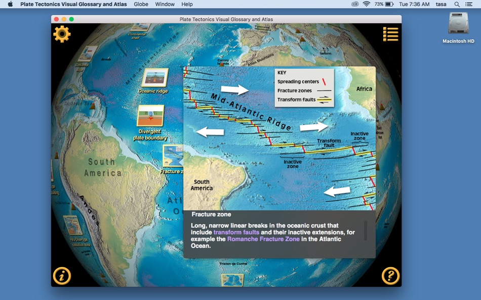 #3. Plate Tectonics Visual Glossary and Atlas (macOS) Bởi: DK Tasa, Inc.
