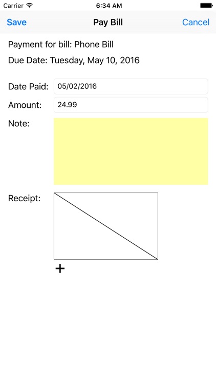 Quick Bill Tracker screenshot-3