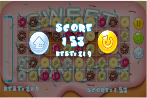 explosive donuts match - hot  a mini donut games free for boy and girl screenshot 3