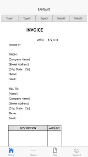 auto repair invoice iphone screenshot 2